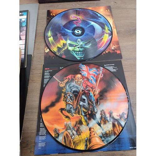 722 - Twelve rock LP vinyl records to include Black Sabbath 'Vol. 4' and 'Paranoid', Grateful Dead 'In the... 