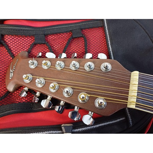 735 - An Applause by Ovation AE135 bowl-back twelve string electro-acoustic guitar with case - made in Kor... 