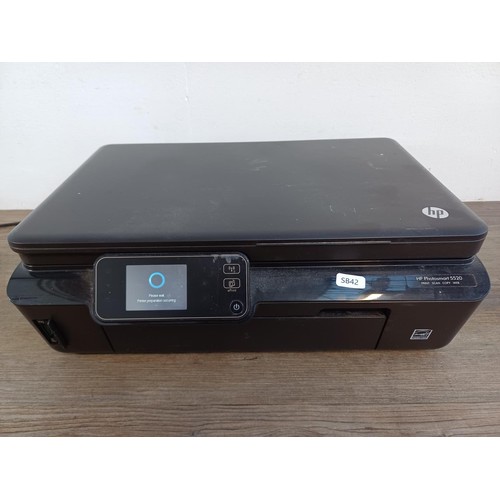 698 - Two printers, one Brother MFC-J6920DW A3 colour multifunction inkjet and one HP Photosmart 5520 all-... 