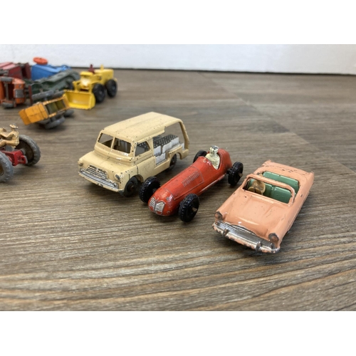 387 - A collection of mid 20th century Lesney Matchbox Series diecast model vehicles to include, Foden 15 ... 