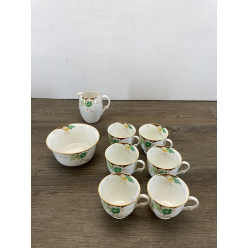 273 - A collection of Shelley no. 11944 teaware to include six teacups, six saucers, six side plates etc.