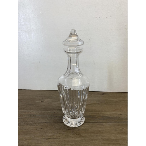 279 - Six pieces of Waterford Crystal glassware - largest approx. 32cm high