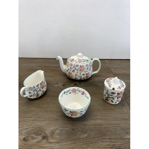 288 - A collection of Minton Haddon Hall bone China