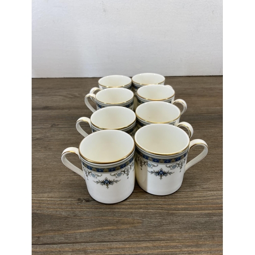 304 - A collection of Minton Gladstone fine bone china to include eight coffee cups, eight tea cups, coffe... 