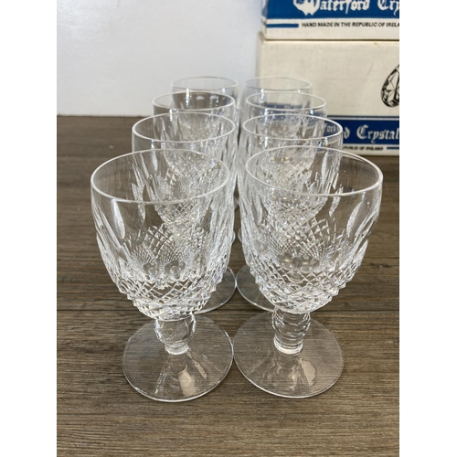 312 - Fourteen Waterford Crystal Colleen drinking glasses