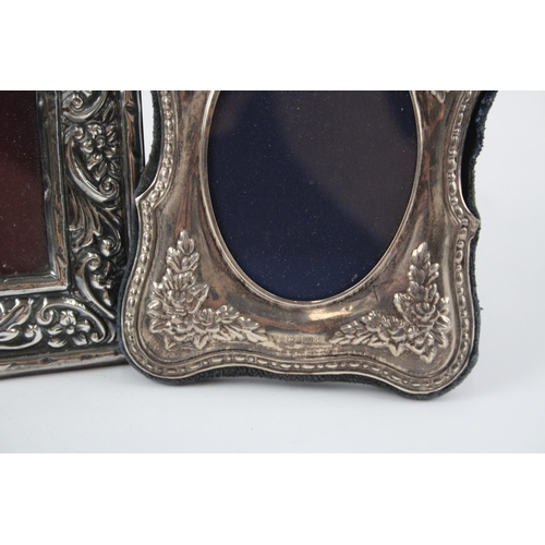 2291 - Two hallmarked sterling silver photo frames - approx. gross weight 335g