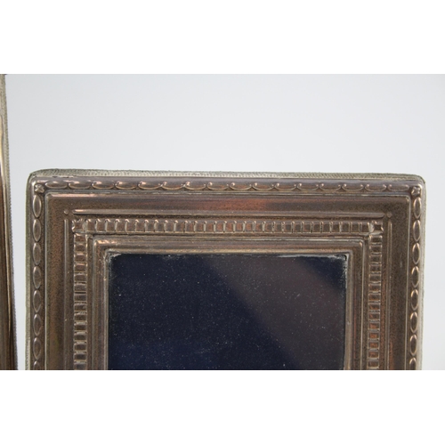 2294 - Two hallmarked sterling silver photo frames - approx. gross weight 647g