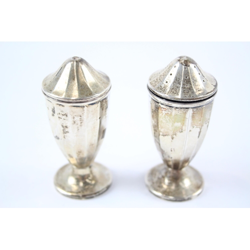 2309 - A pair of Joseph Gloster Ltd. hallmarked .925 sterling silver salt and pepper shakers - approx. gros... 