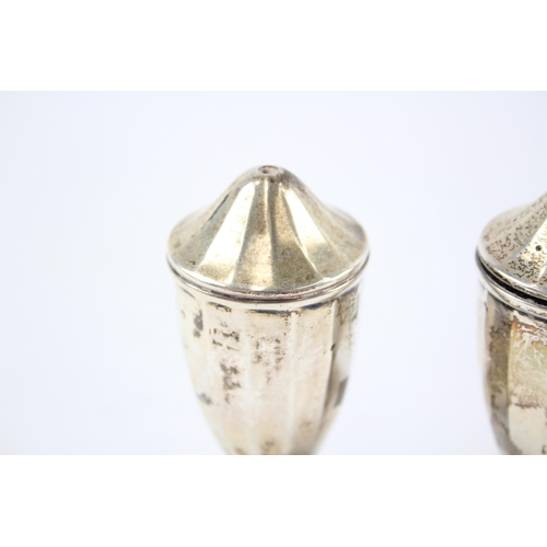 2309 - A pair of Joseph Gloster Ltd. hallmarked .925 sterling silver salt and pepper shakers - approx. gros... 