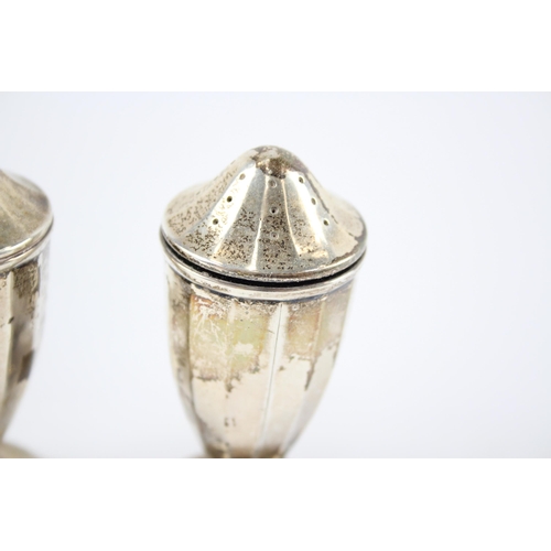 2309 - A pair of Joseph Gloster Ltd. hallmarked .925 sterling silver salt and pepper shakers - approx. gros... 