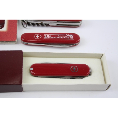 2356 - Five vintage Swiss Army knives