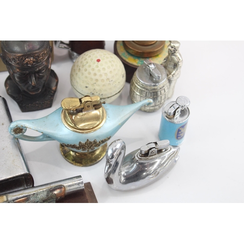 531 - A collection of vintage cigarette lighters