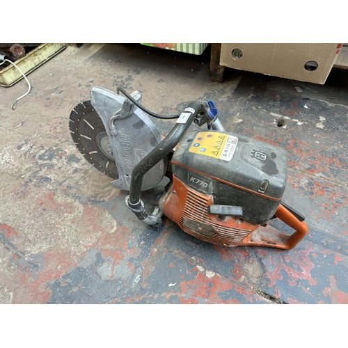 826 - A Husqvarna K770 petrol circular saw