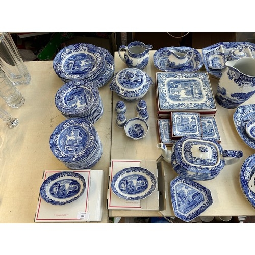 303 - Approx. 309 pieces of Spode Italian dinnerware