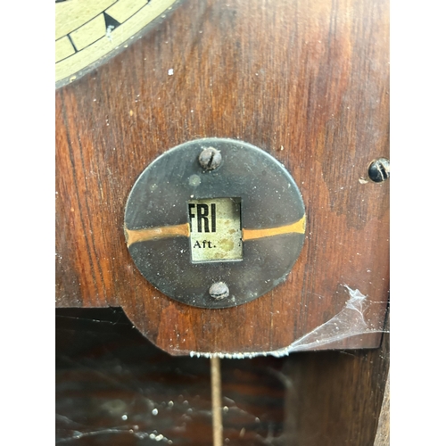 616 - A 19th/early 20th century National Time Recorder Co. Ltd. wall mounted clocking-in clock - approx. 9... 