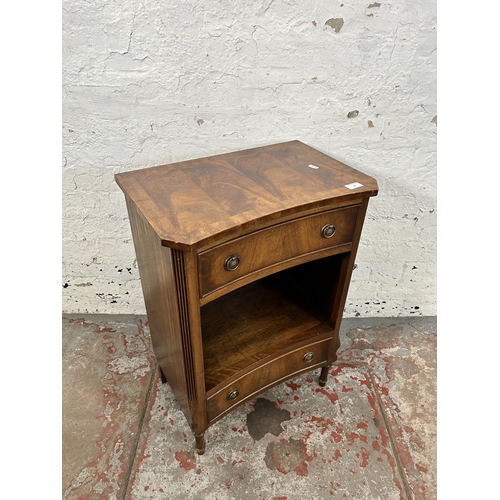 69 - A Bevan Funnell Ltd Reprodux mahogany bedside cabinet - approx. 72cm high x 51cm wide x 34cm deep