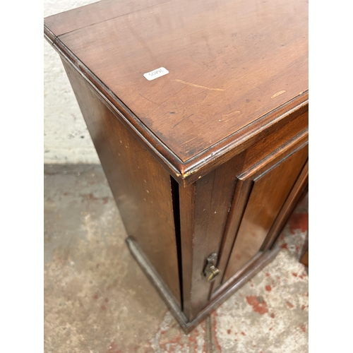 74 - Two Edwardian mahogany bedside cabinets to include Edwards & Sons Newcastle etc. - approx. 76cm high... 