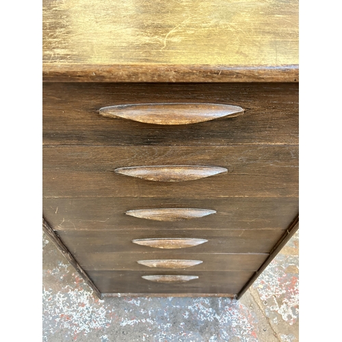 83 - A mid 20th century Austinsuite teak chest of drawers - approx. 115cm high x 64cm wide x 43cm deep