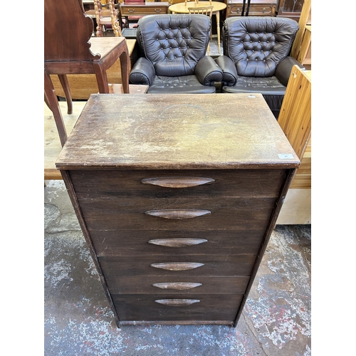 83 - A mid 20th century Austinsuite teak chest of drawers - approx. 115cm high x 64cm wide x 43cm deep