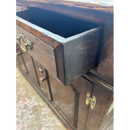 9 - A Titchmarsh & Goodwin solid oak sideboard - approx. 84cm high x 139cm wide x 45cm deep