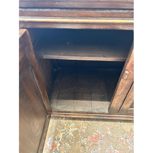 9 - A Titchmarsh & Goodwin solid oak sideboard - approx. 84cm high x 139cm wide x 45cm deep