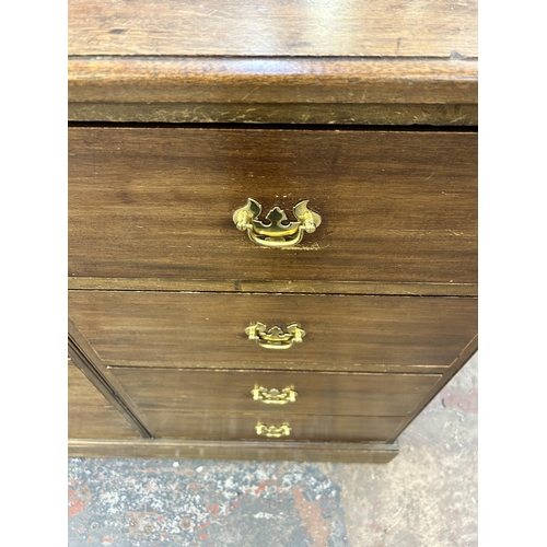 147 - A 19th century mahogany chest of drawers - approx. 92cm high x 103cm wide x 62cm deep