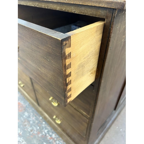 147 - A 19th century mahogany chest of drawers - approx. 92cm high x 103cm wide x 62cm deep