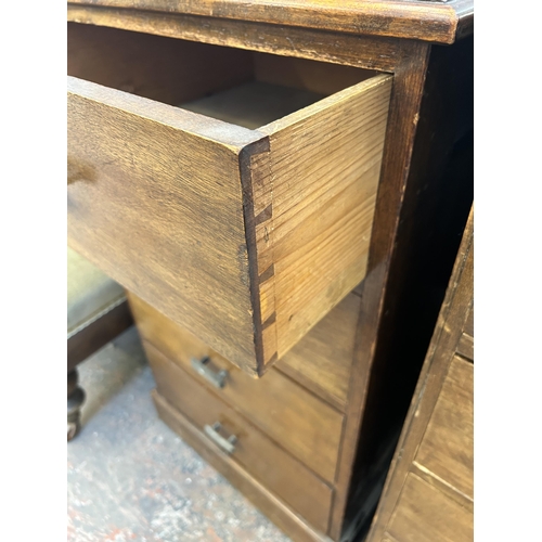 148 - A 19th century mahogany chest of drawers - approx. 93cm high x 53cm wide x 58cm deep