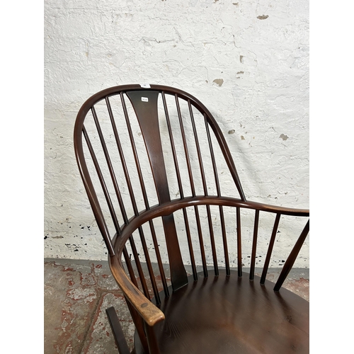 182 - An Ercol dark elm and beech Chairmakers rocking chair - approx. 102cm high x 65cm wide x 75cm deep