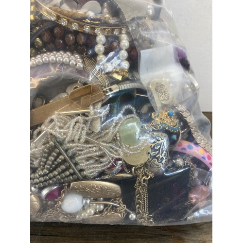 411 - Approx. 10kg of costume jewellery