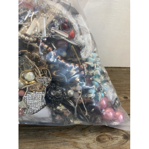 437 - Approx. 10kg of costume jewellery