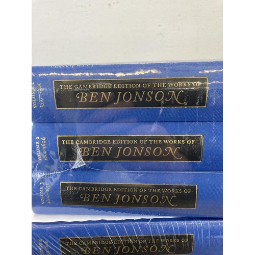 505 - A sealed complete set of The Cambridge Edition of the Works of Ben Jonson published in 2012