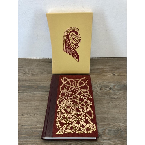 507 - A 2010 Folio Society printing of Beowulf by Seamus Heaney