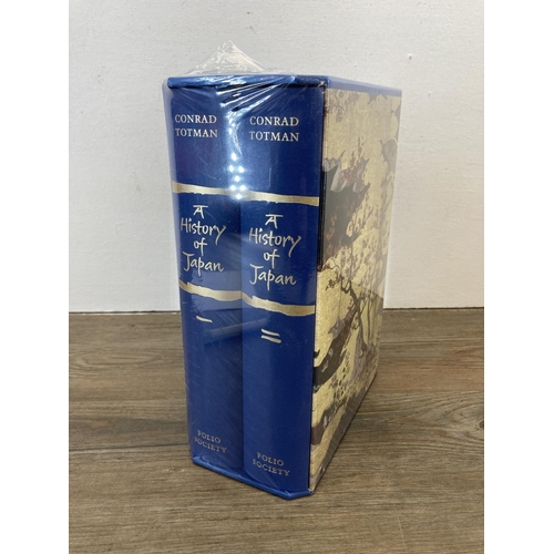 510 - A sealed 2013 Folio Society first edition printing of A History Of Japan by Conrad Totman