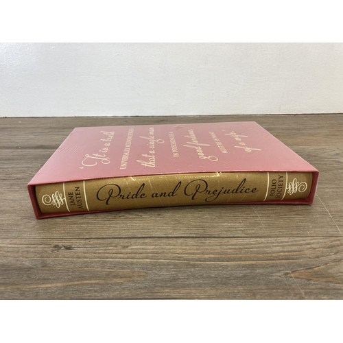 513 - A sealed Folio Society printing of Pride and Prejudice by Jane Austen