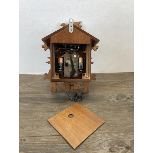 557 - A late 20th century Kaiser quartz cuckoo clock