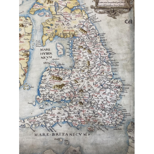 588 - A cased Folio Society limited edition of 2750 King Henry VIII map of the British Isles