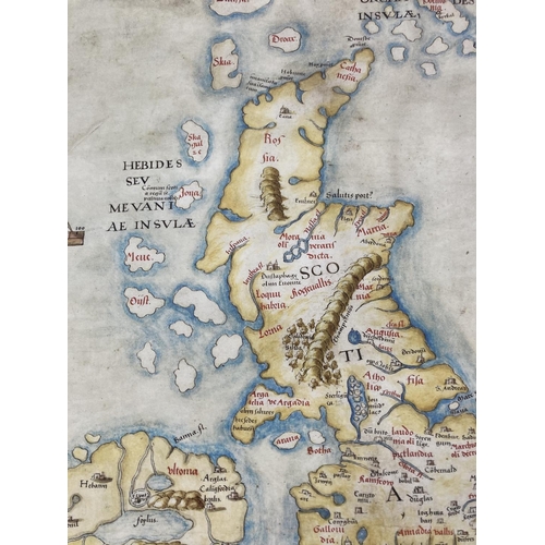 588 - A cased Folio Society limited edition of 2750 King Henry VIII map of the British Isles