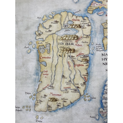 588 - A cased Folio Society limited edition of 2750 King Henry VIII map of the British Isles