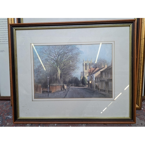 194 - A collection of framed prints to include Vincent Van Gogh, L. S. Lowry, K. W. Burton 