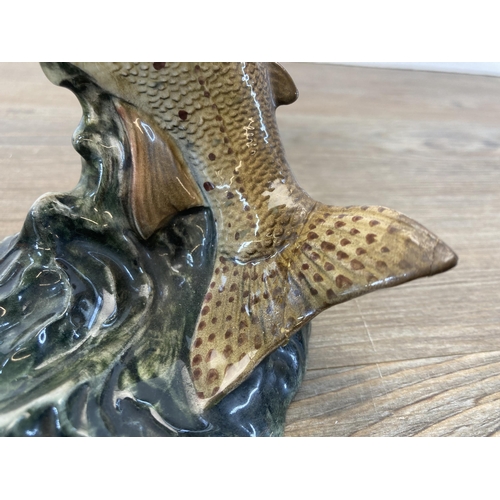 223 - Two Beswick No. 1032 Trout figurines - approx. 16cm high