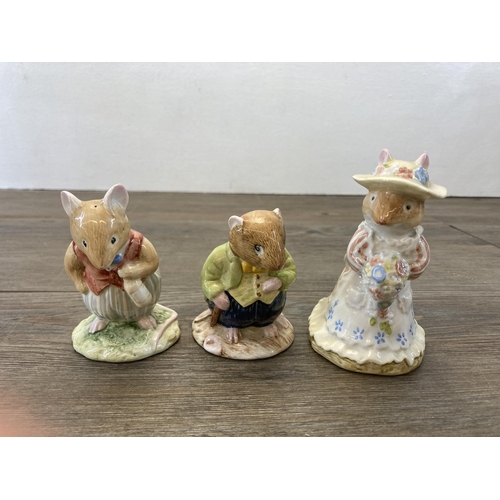 258 - Seven Royal Doulton The Brambly Hedge figurines