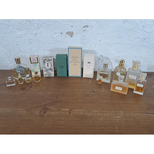 2388 - A collection of part used perfumes to include Guerlain, three Miss Dior eau de toilette, Estée Laude... 