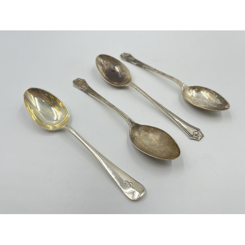 2229 - Four hallmarked sterling silver teaspoons - approx. gross weight 72g