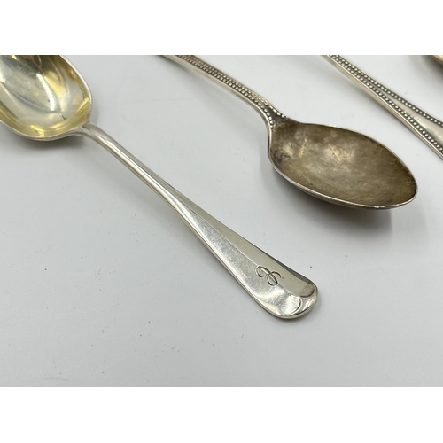 2229 - Four hallmarked sterling silver teaspoons - approx. gross weight 72g