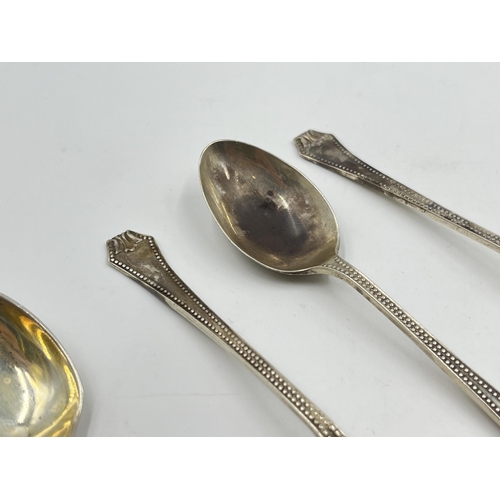 2229 - Four hallmarked sterling silver teaspoons - approx. gross weight 72g