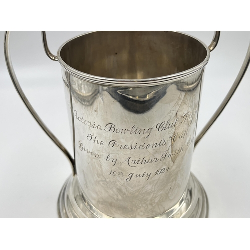 2239 - A James Dixon & Sons Ltd. hallmarked Sheffield silver trophy, dated 1923 - approx. gross weight 560g... 