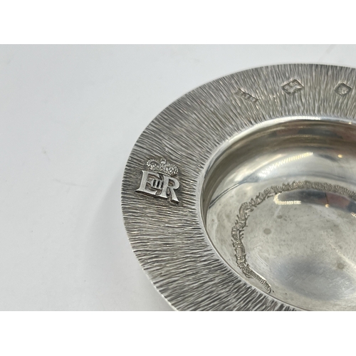 2249 - A 1972 S J Rose & Son hallmarked London silver bon bon dish - approx. gross weight 51g