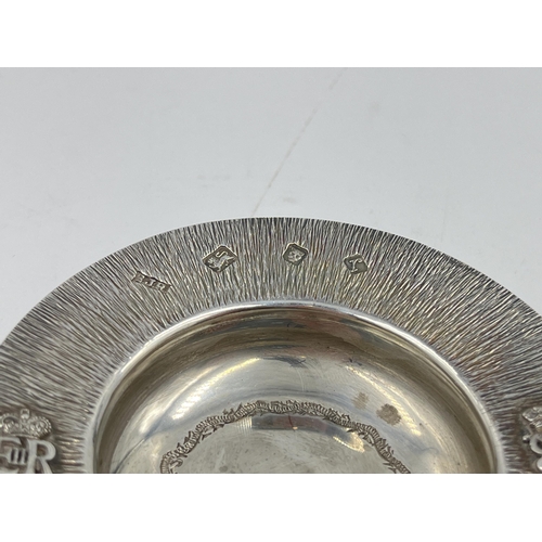 2249 - A 1972 S J Rose & Son hallmarked London silver bon bon dish - approx. gross weight 51g