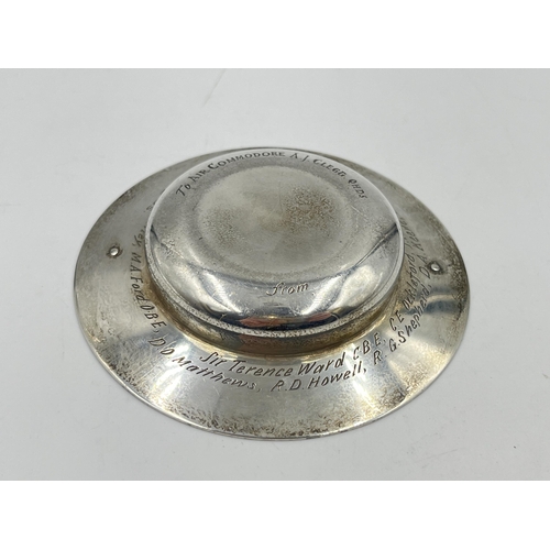 2249 - A 1972 S J Rose & Son hallmarked London silver bon bon dish - approx. gross weight 51g